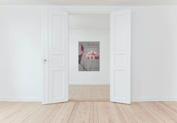Ogawa Kazumasa, Lotus flowers vintage artwork, remix from original photography