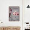 Ogawa Kazumasa, Lotus flowers vintage artwork, remix from original photography