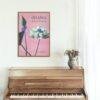 Ogawa Kazumasa, Lotus flowers vintage artwork, remix from original photography