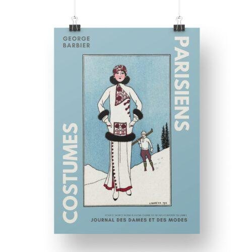 Costumes Parisiens, Pour St Moritz, Wall Deco