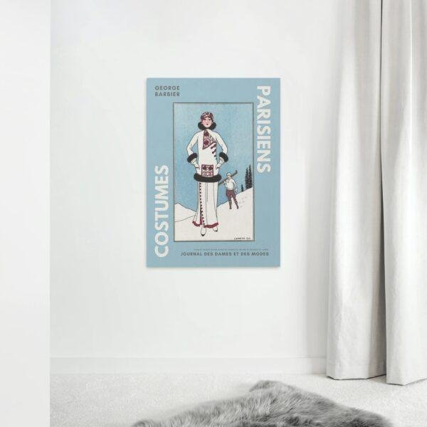 Costumes Parisiens, Pour St Moritz, Wall Deco