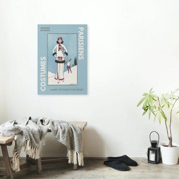 Costumes Parisiens, Pour St Moritz, Wall Deco