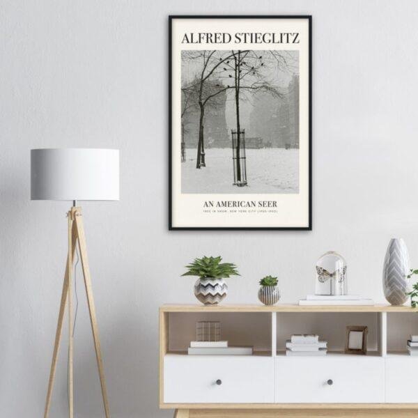 Alfred Stieglitz - New York Winter, Analog Photography, Matte Paper Poster