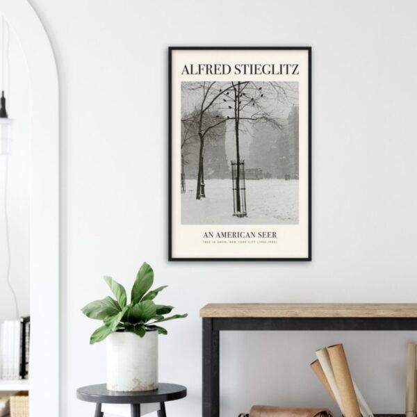 Alfred Stieglitz - New York Winter, Analog Photography, Matte Paper Poster