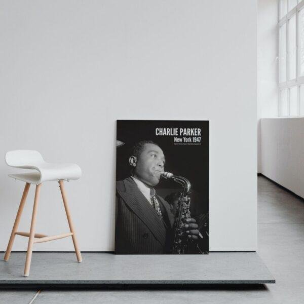 Charlie Parker Jazz Poster: Vintage Style Music Print
