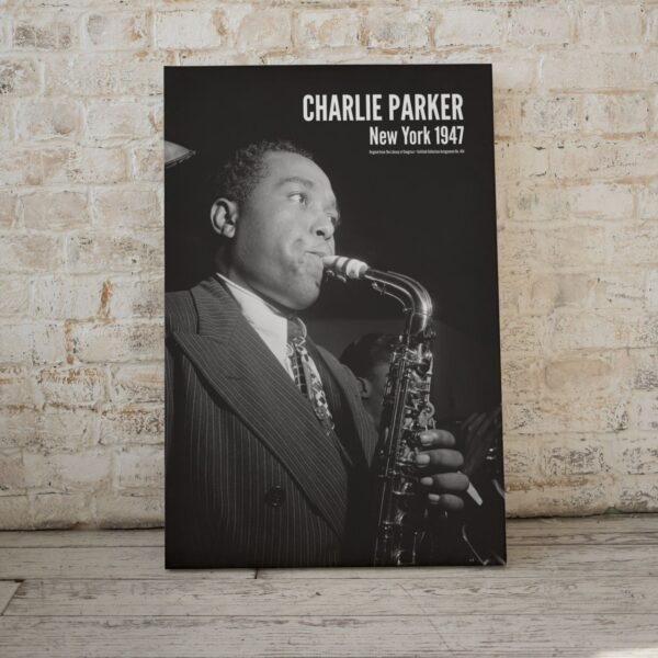 Charlie Parker Jazz Poster: Vintage Style Music Print