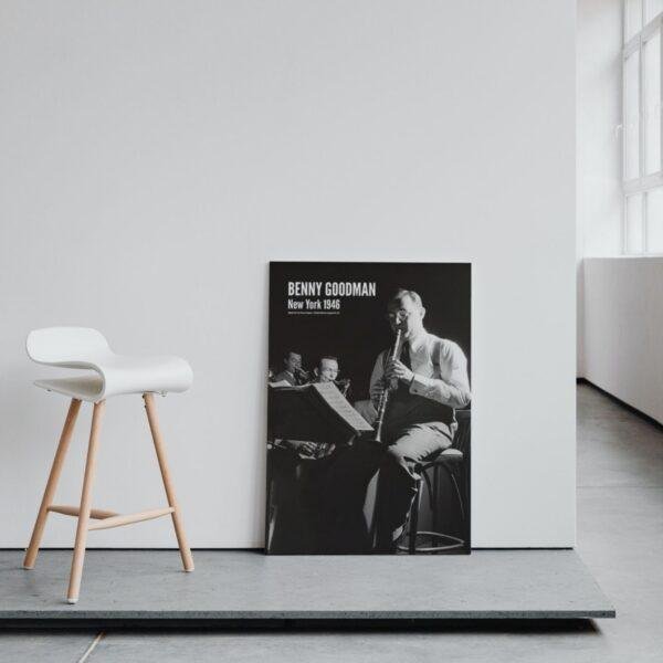 Benny Goodman Jazz Poster: A Unique Music Gift | Ideal for Elevating Your Living Room Decor