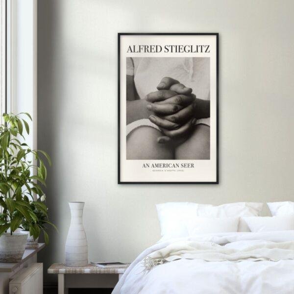 Alfred Stieglitz - Georgia O'Keeffe, Analog Photography, Matte Paper Poster