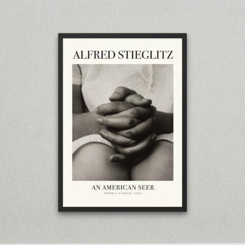 Alfred Stieglitz - Georgia O'Keeffe, Analog Photography, Matte Paper Poster