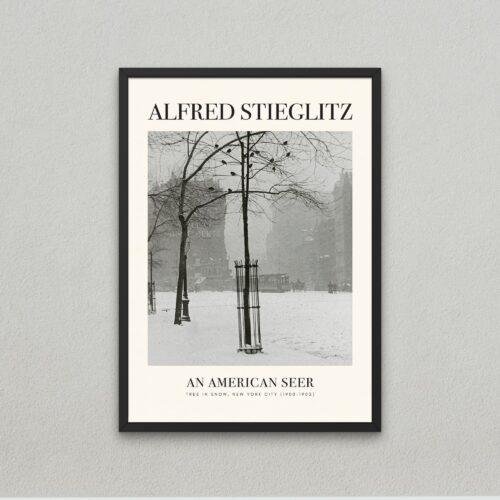 Alfred Stieglitz - New York Winter, Analog Photography, Matte Paper Poster