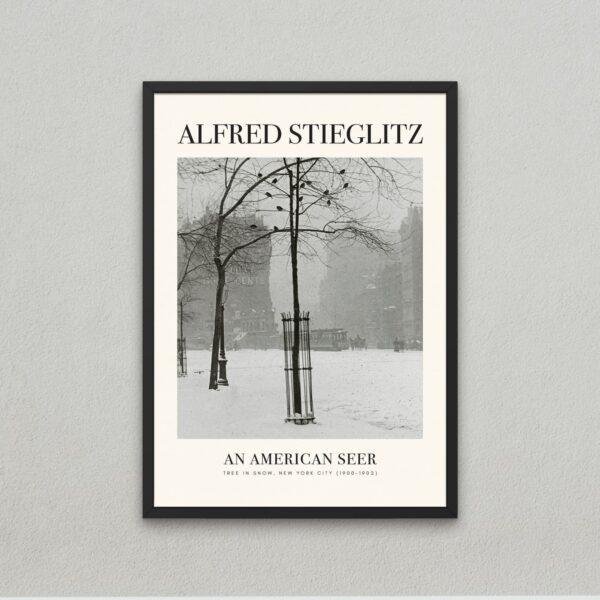 Alfred Stieglitz - New York Winter, Analog Photography, Matte Paper Poster