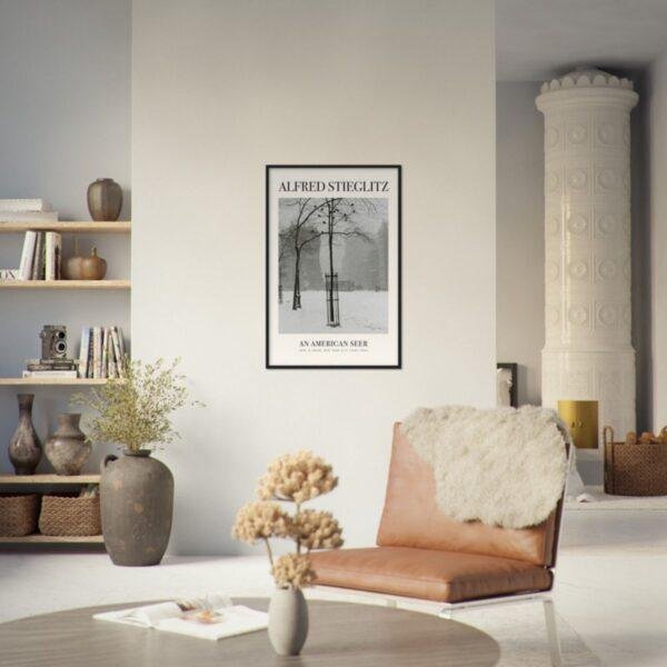 Alfred Stieglitz - New York Winter, Analog Photography, Matte Paper Poster