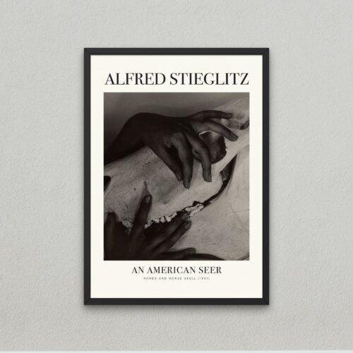 10. Alfred Stieglitz - Horse Skull, Analog Photography, Matte Paper Poster