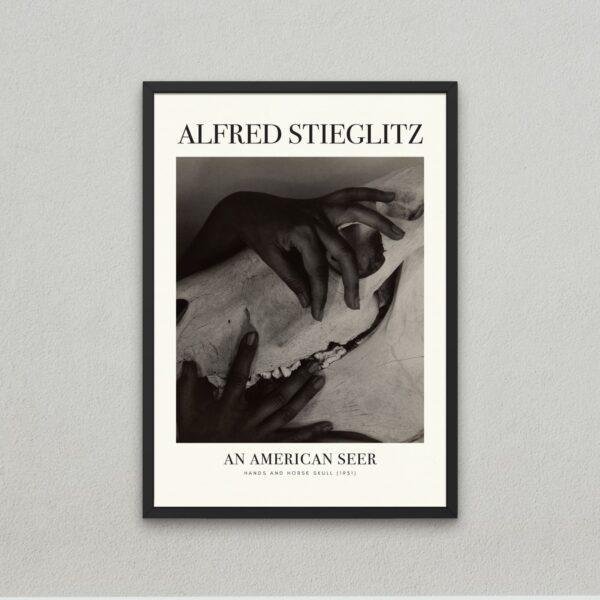 10. Alfred Stieglitz - Horse Skull, Analog Photography, Matte Paper Poster