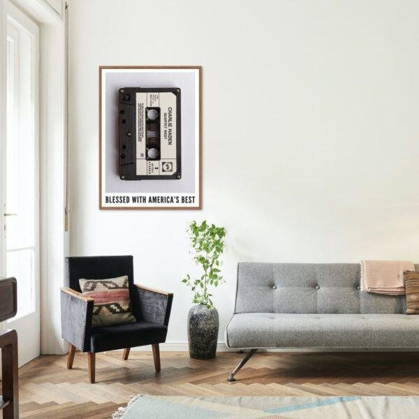 Charlie Haden Jazz Poster: A Unique Music Gift | Ideal for Elevating Your Living Room Decor