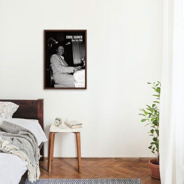Erroll Garner Jazz Poster: A Unique Music Gift | Ideal for Elevating Your Living Room Decor