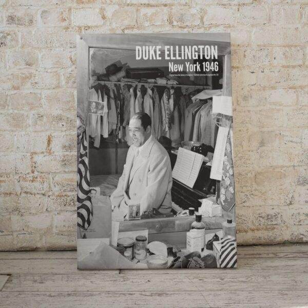 Duke Ellington Jazz Music Poster - 1950s Jazz Music, Thoughtfull Gift, Paramount Theater New York, 1946