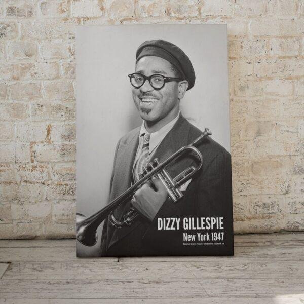 Dizzy Gillespie Jazz Poster: A Unique Music Gift | Perfect for Enhancing Your Office Wall Art