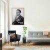 Dizzy Gillespie Jazz Poster: A Unique Music Gift | Perfect for Enhancing Your Office Wall Art