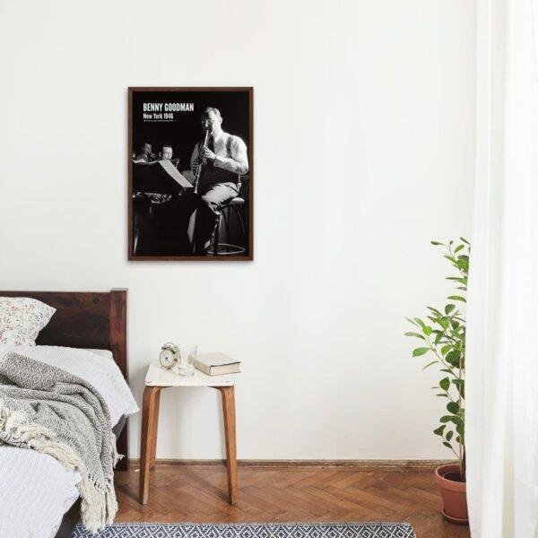 Benny Goodman Jazz Poster: A Unique Music Gift | Ideal for Elevating Your Living Room Decor