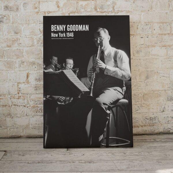 Benny Goodman Jazz Poster: A Unique Music Gift | Ideal for Elevating Your Living Room Decor