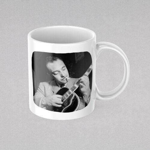 Django Reinhardt Coffee Mug - Jazz Musician Tribute - Unique Guitar Player Gift