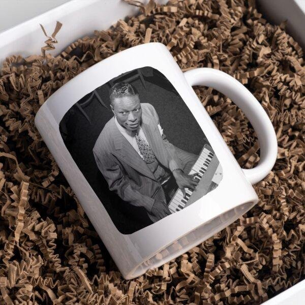 Nat King Cole Coffee Mug - Jazz Musician Tribute - Unique Gift for Music Lovers