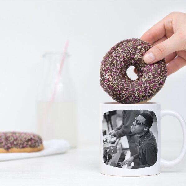 Stevie Wonder Coffee Mug - Jazz Musician Tribute - Unique Gift for Music Lovers