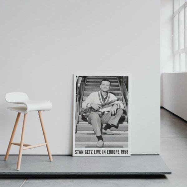 Stan Getz Jazz Poster: A Unique Music Gift | Ideal for Elevating Your Living Room Decor