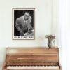 Nat King Cole Jazz Poster: A Unique Music Gift | Ideal for Elevating Your Living Room Decor