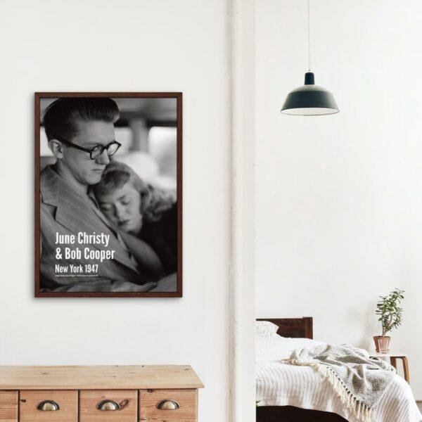 June Christy & Bob Cooper Poster Jazz Poster: A Unique Music Gift | Ideal for Elevating Your Living Room Decor