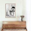 Ella Fitzgerald Jazz Music Poster - 1940s Female Jazz Vocalist Portrait, Classic Music Legend Print, First Lady of Song Decor
