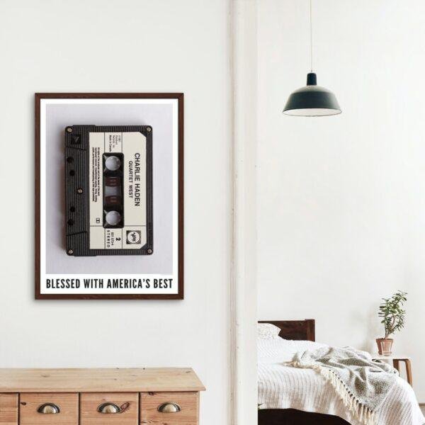 Charlie Haden Jazz Poster: A Unique Music Gift | Ideal for Elevating Your Living Room Decor