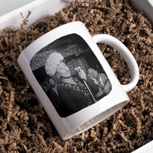 Ella Fitzgerald Coffee Mug - Jazz Musician Tribute - Unique Gift for Music Lovers