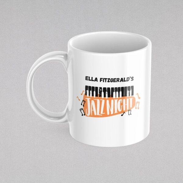 Ella Fitzgerald Coffee Mug - Jazz Musician Tribute - Unique Gift for Music Lovers