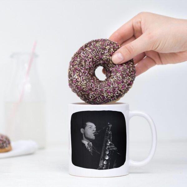 Tex Beneke Coffee Mug - Jazz Musician Tribute - Unique Gift for Music Lovers