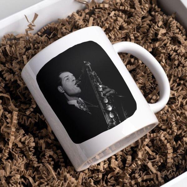 Tex Beneke Coffee Mug - Jazz Musician Tribute - Unique Gift for Music Lovers