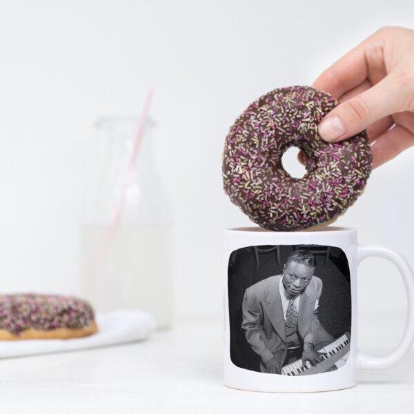 Nat King Cole Coffee Mug - Jazz Musician Tribute - Unique Gift for Music Lovers