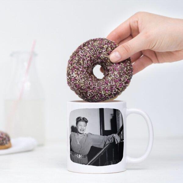 Ella Fitzgerald Coffee Mug - Jazz Musician Tribute - Unique Gift for Music Lovers