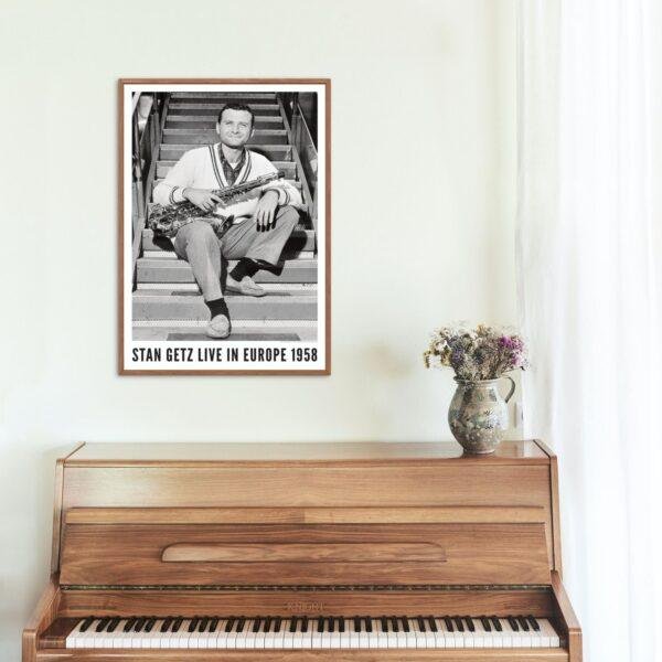 Stan Getz Jazz Poster: A Unique Music Gift | Ideal for Elevating Your Living Room Decor