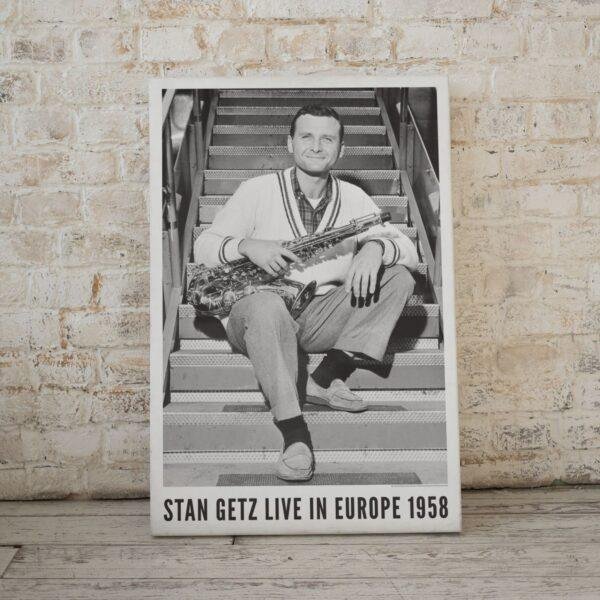 Stan Getz Jazz Poster: A Unique Music Gift | Ideal for Elevating Your Living Room Decor