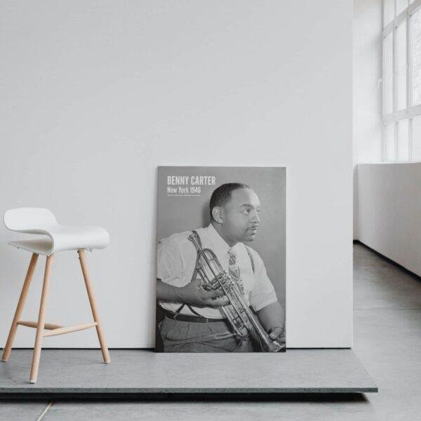 Benny Carter Jazz Poster: A Unique Music Gift | Ideal for Elevating Your Living Room Decor