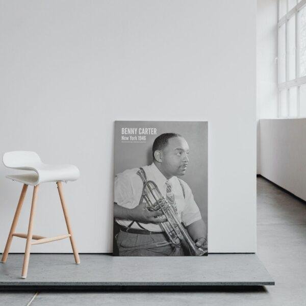 Benny Carter Jazz Poster: A Unique Music Gift | Ideal for Elevating Your Living Room Decor