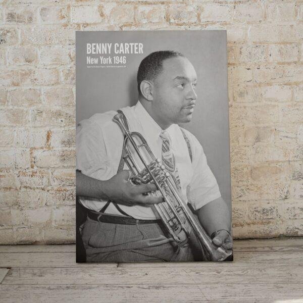 Benny Carter Jazz Poster: A Unique Music Gift | Ideal for Elevating Your Living Room Decor