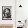 Nina Simone Poster - Jazz Musician, Classic Soul Music, Music Lover Gift, Jazz Festival Decor, Blues Concert Artwork