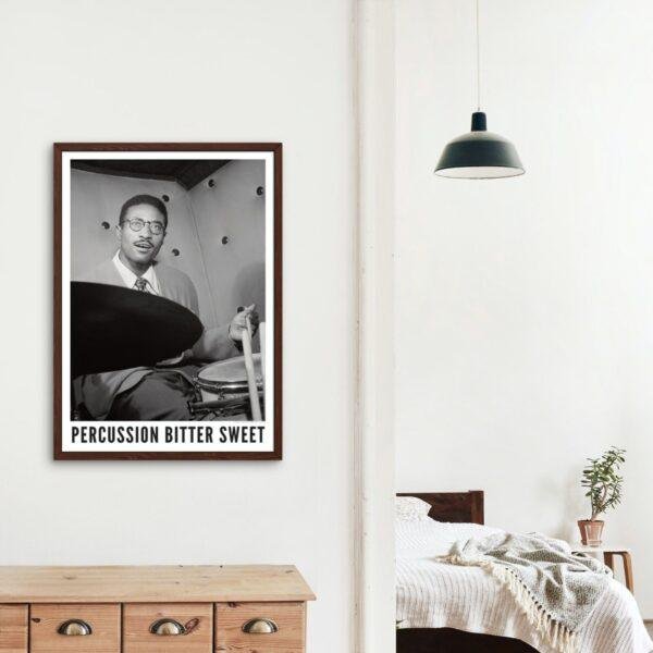 Max Roach Jazz Poster: A Unique Music Gift | Ideal for Elevating Your Living Room Decor