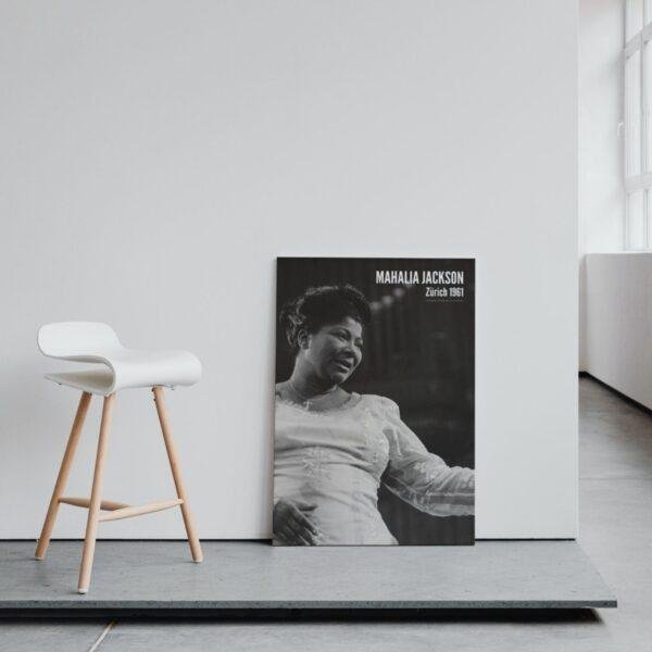 Mahalia Jackson Jazz Poster: A Unique Music Gift | Ideal for Elevating Your Living Room Decor