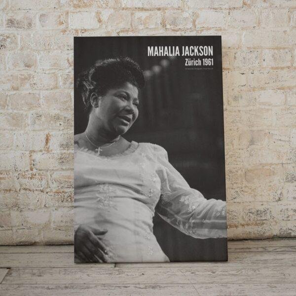 Mahalia Jackson Jazz Poster: A Unique Music Gift | Ideal for Elevating Your Living Room Decor