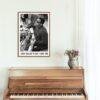 Stevie Wonder Poster - Jazz Musician Wall Art, Rhythm and Blues, Classic Soul Music, Stevie Wonder Print, Music Legend Decor