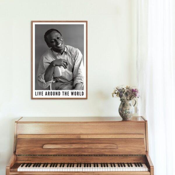 Miles Davis Jazz Poster: A Unique Music Gift | Ideal for Elevating Your Living Room Decor